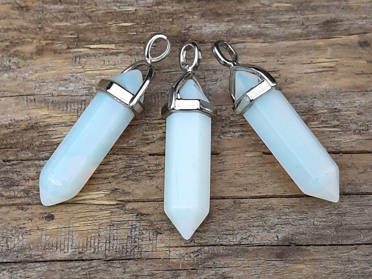 Edelsteen Opaliet - pendel - healing punt hanger